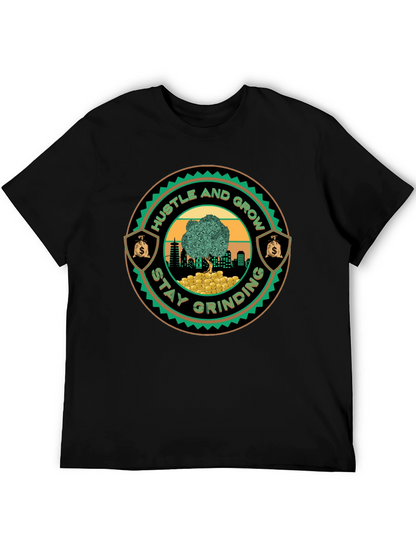Hustle & Grow Graphic Tee - Stay Grinding!