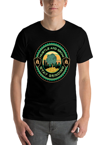 Hustle & Grow Graphic Tee - Stay Grinding!