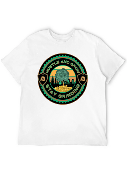Hustle & Grow Graphic Tee - Stay Grinding!