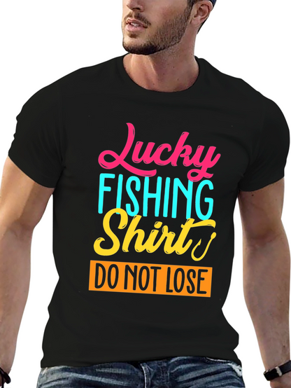 Lucky Fishing Shirt Graphic Tee