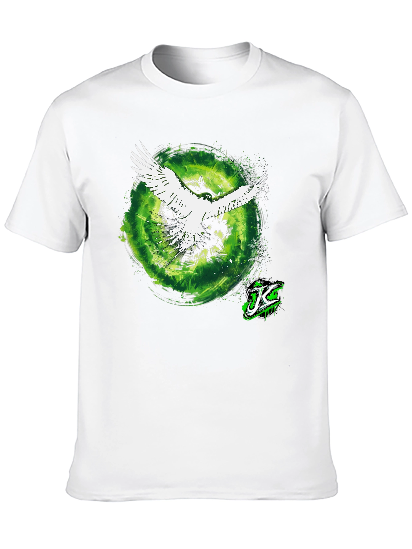 Eagle Portal Graphic Tee - Cool Black T-Shirt