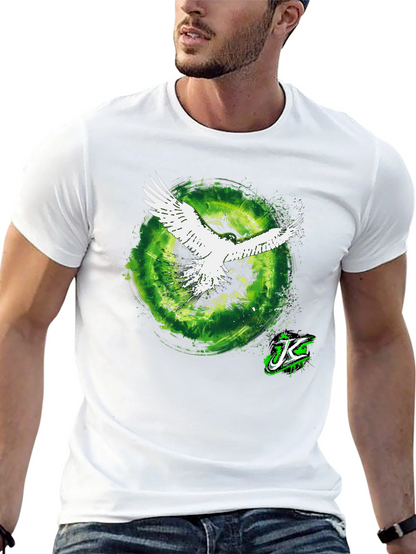 Eagle Portal Graphic Tee - Cool Black T-Shirt