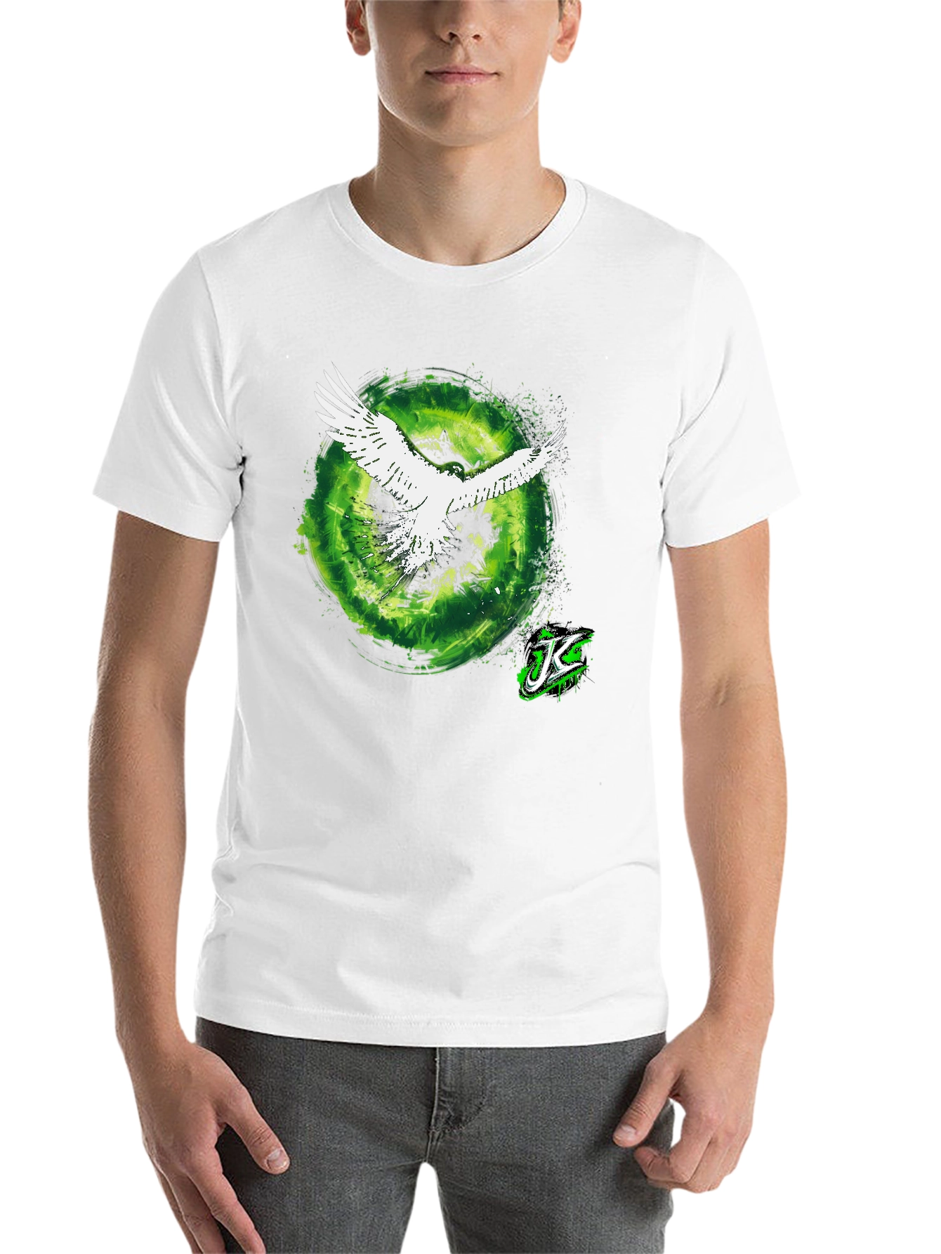 Eagle Portal Graphic Tee - Cool Black T-Shirt