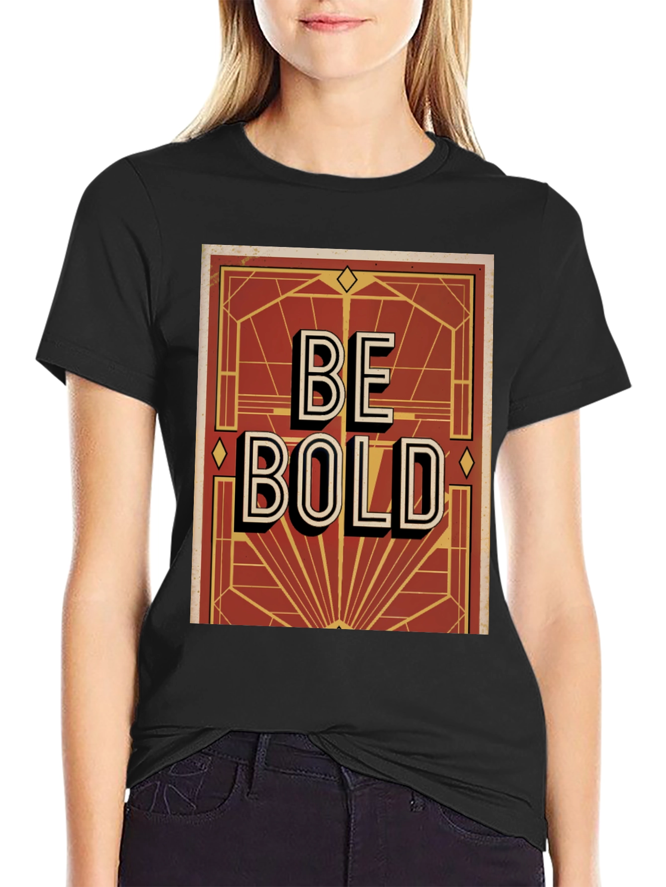 Be Bold Graphic Print Mens T-Shirt