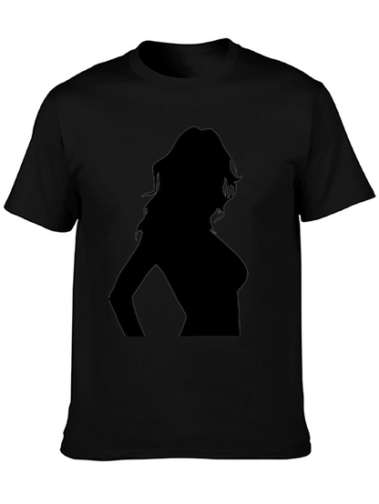Silhouette Tee - Sleek Black T-Shirt