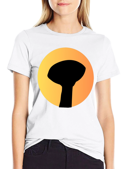 Graphic Tee: Silhouette Water Tower Art T-Shirt