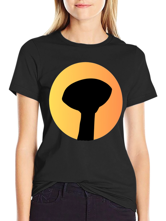 Graphic Tee: Silhouette Water Tower Art T-Shirt