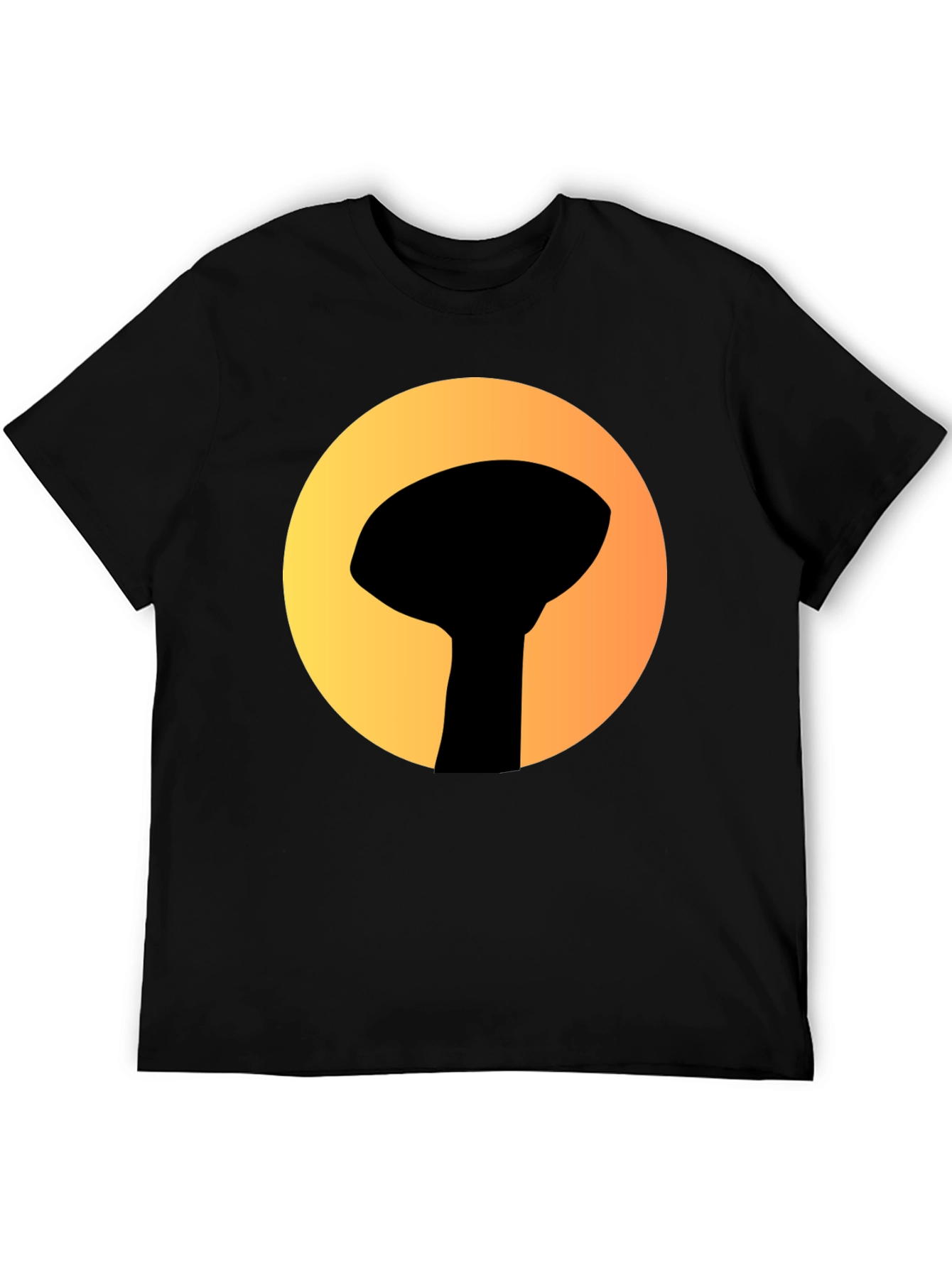 Graphic Tee: Silhouette Water Tower Art T-Shirt