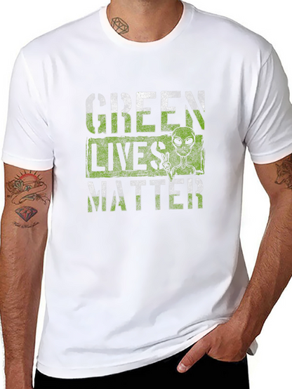 Green Lives Matter Alien T-Shirt