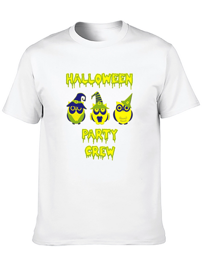 Halloween Party Crew Owl T-Shirt