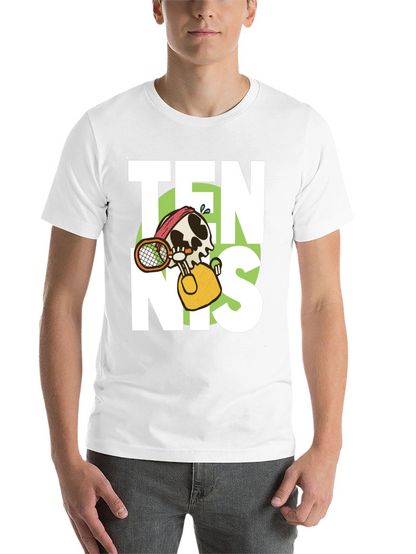 Tennis Skeleton Graphic T-Shirt