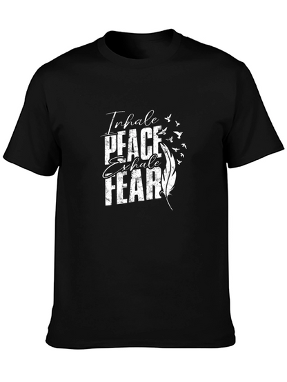 Inhale Peace Exhale Fear Graphic Tee