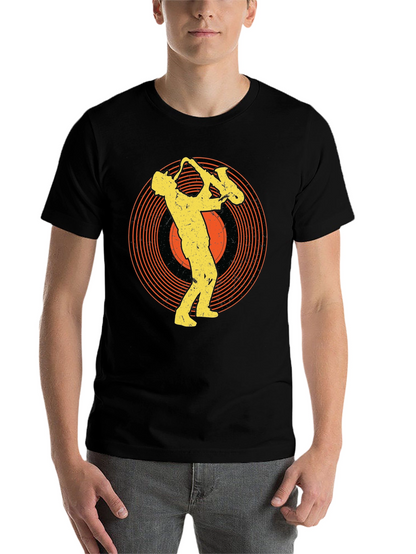 Saxophone Musician Graphic Tee